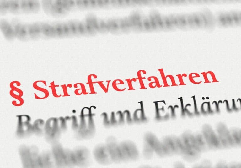 Strafverfahren im Buch