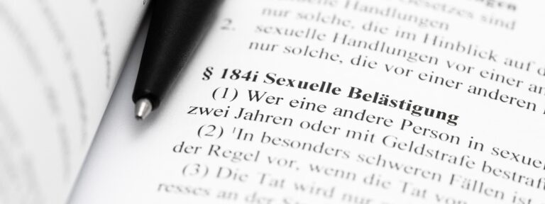 Sexuelle Belästigung § 184i StGB